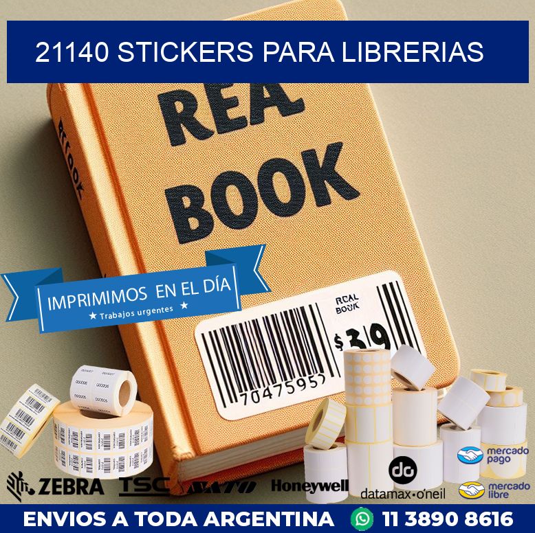 21140 STICKERS PARA LIBRERIAS