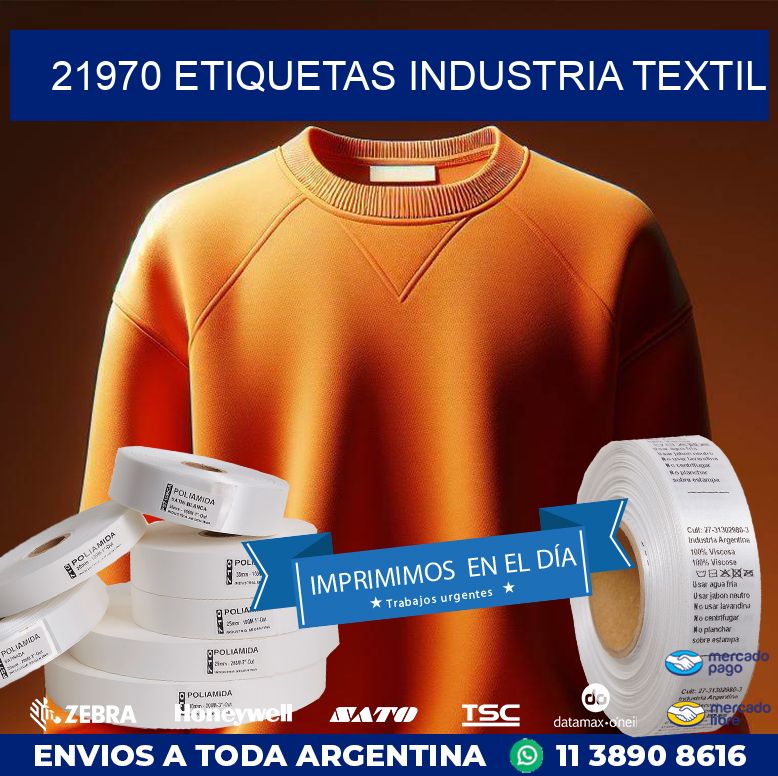 21970 ETIQUETAS INDUSTRIA TEXTIL