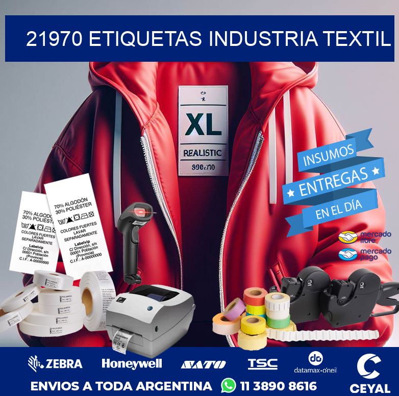 21970 ETIQUETAS INDUSTRIA TEXTIL