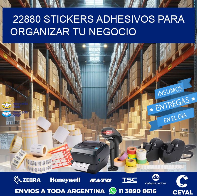 22880 STICKERS ADHESIVOS PARA ORGANIZAR TU NEGOCIO