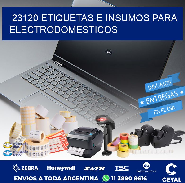 23120 ETIQUETAS E INSUMOS PARA ELECTRODOMESTICOS