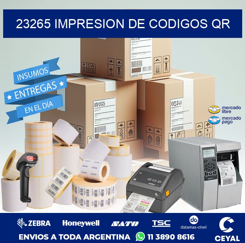 23265 IMPRESION DE CODIGOS QR
