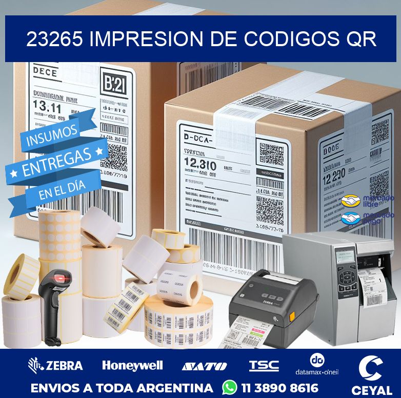 23265 IMPRESION DE CODIGOS QR