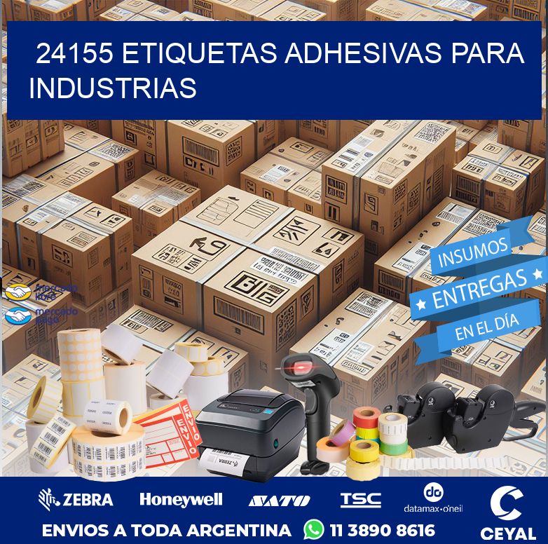 24155 ETIQUETAS ADHESIVAS PARA INDUSTRIAS