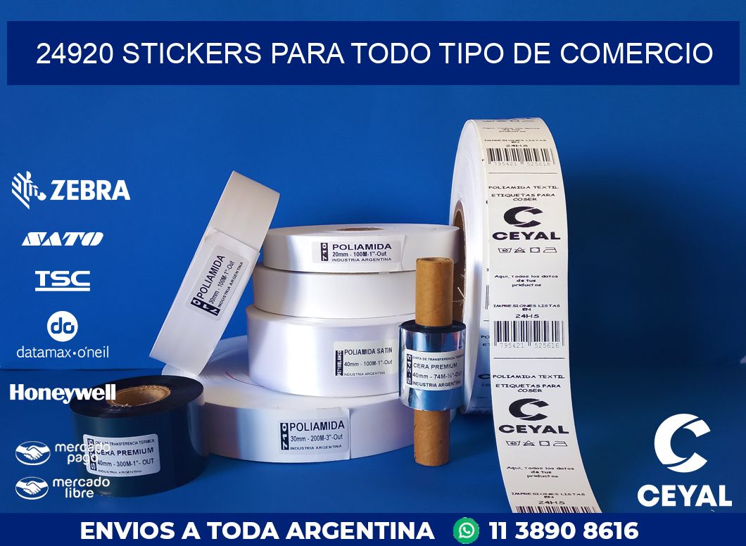 24920 STICKERS PARA TODO TIPO DE COMERCIO