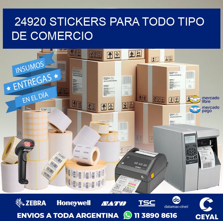 24920 STICKERS PARA TODO TIPO DE COMERCIO