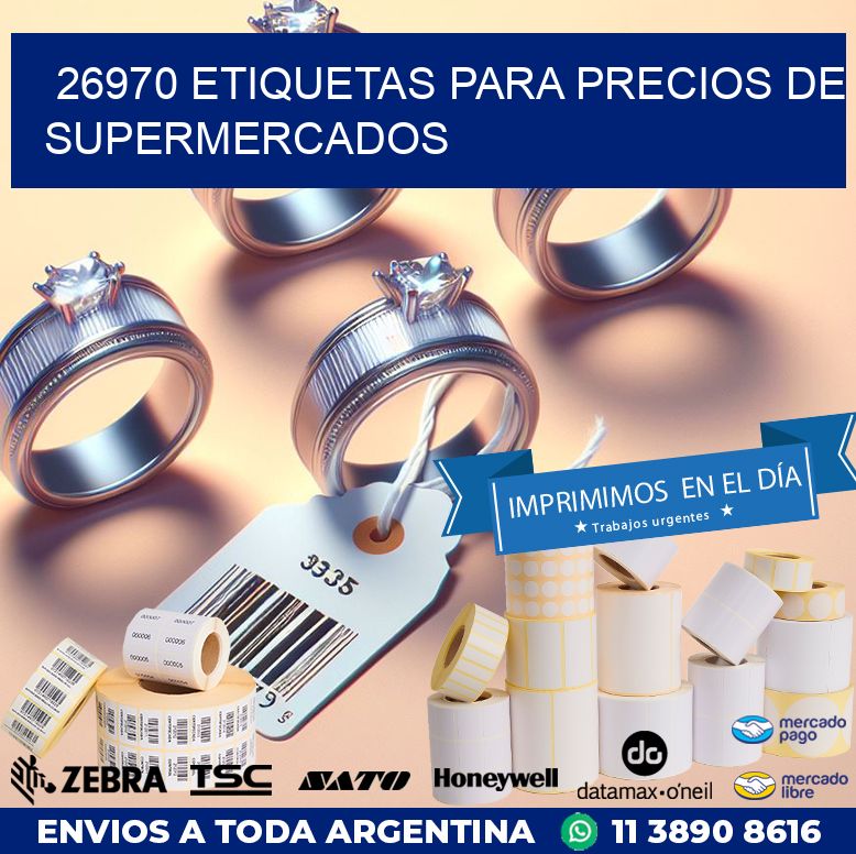 26970 ETIQUETAS PARA PRECIOS DE SUPERMERCADOS
