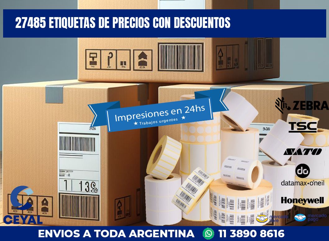 27485 ETIQUETAS DE PRECIOS CON DESCUENTOS