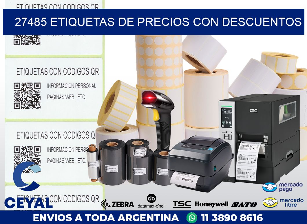 27485 ETIQUETAS DE PRECIOS CON DESCUENTOS