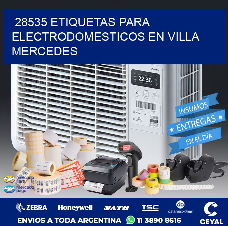 28535 ETIQUETAS PARA ELECTRODOMESTICOS EN VILLA MERCEDES