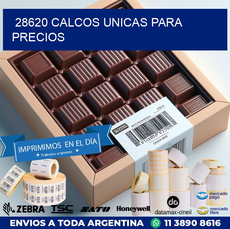 28620 CALCOS UNICAS PARA PRECIOS