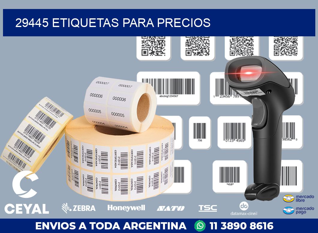 29445 ETIQUETAS PARA PRECIOS