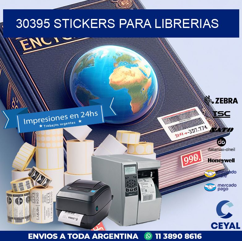 30395 STICKERS PARA LIBRERIAS