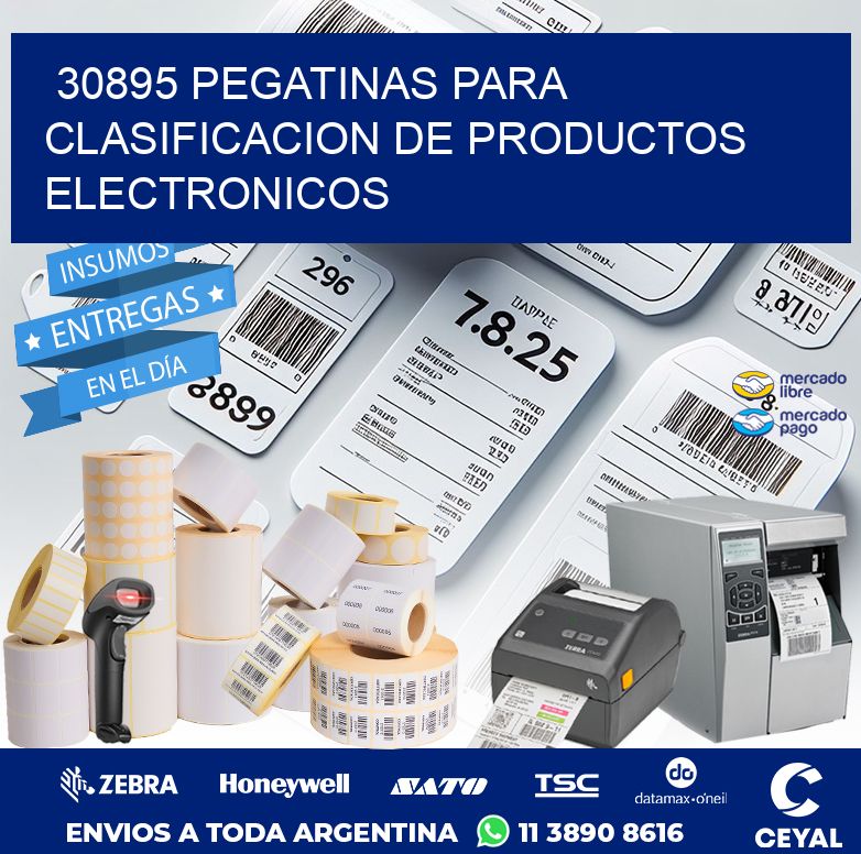 30895 PEGATINAS PARA CLASIFICACION DE PRODUCTOS ELECTRONICOS