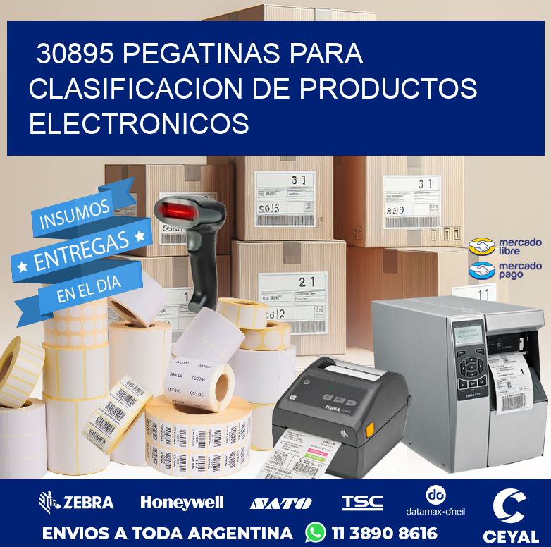 30895 PEGATINAS PARA CLASIFICACION DE PRODUCTOS ELECTRONICOS