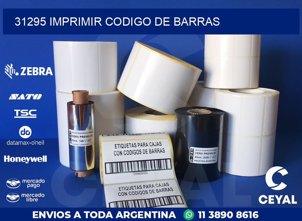 31295 IMPRIMIR CODIGO DE BARRAS