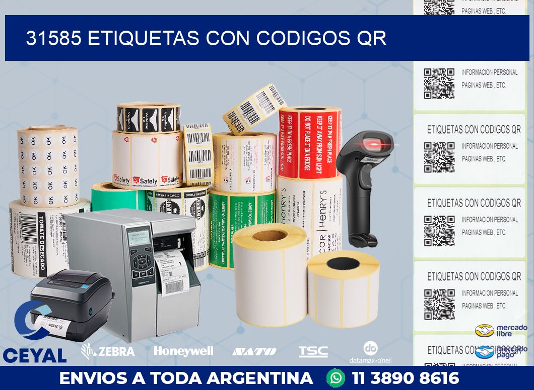 31585 ETIQUETAS CON CODIGOS QR