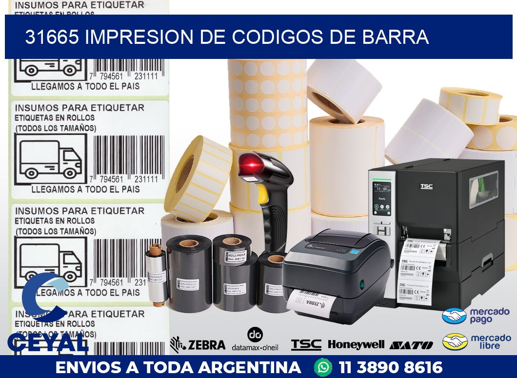 31665 IMPRESION DE CODIGOS DE BARRA