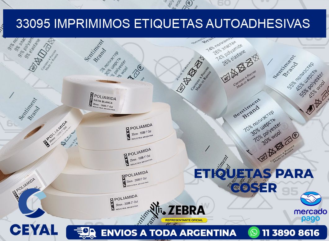 33095 IMPRIMIMOS ETIQUETAS AUTOADHESIVAS
