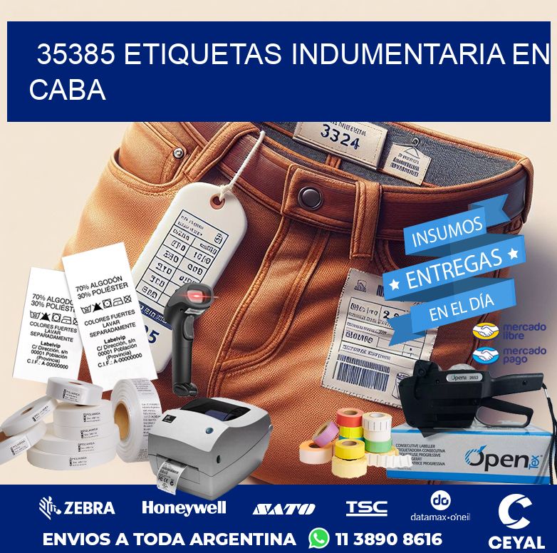 35385 ETIQUETAS INDUMENTARIA EN CABA