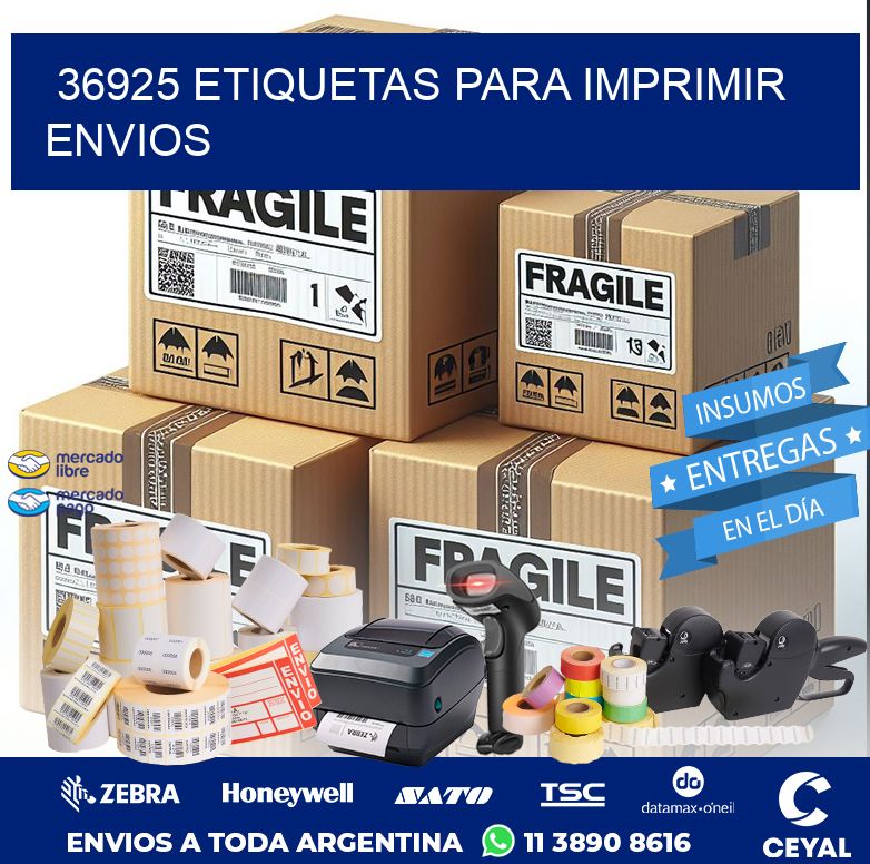 36925 ETIQUETAS PARA IMPRIMIR ENVIOS