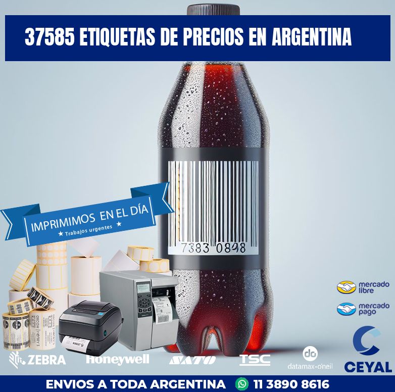 37585 ETIQUETAS DE PRECIOS EN ARGENTINA