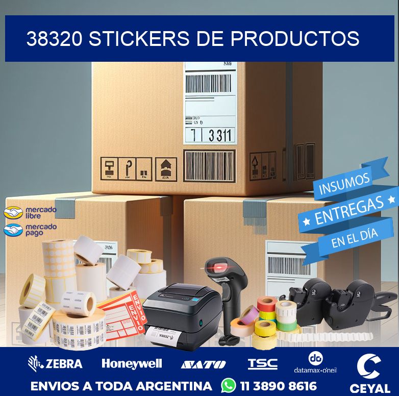 38320 STICKERS DE PRODUCTOS