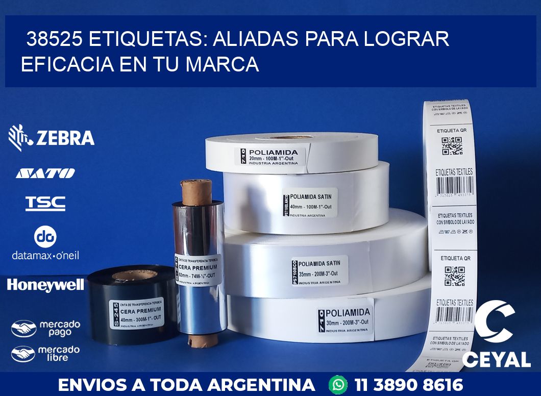 38525 ETIQUETAS: ALIADAS PARA LOGRAR EFICACIA EN TU MARCA