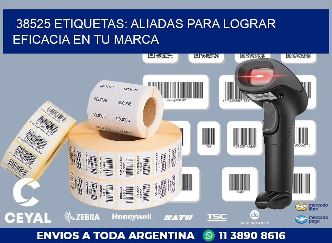 38525 ETIQUETAS: ALIADAS PARA LOGRAR EFICACIA EN TU MARCA