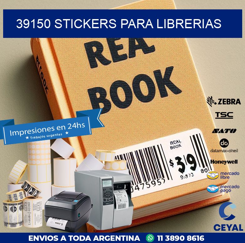 39150 STICKERS PARA LIBRERIAS