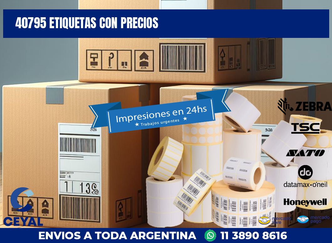 40795 ETIQUETAS CON PRECIOS