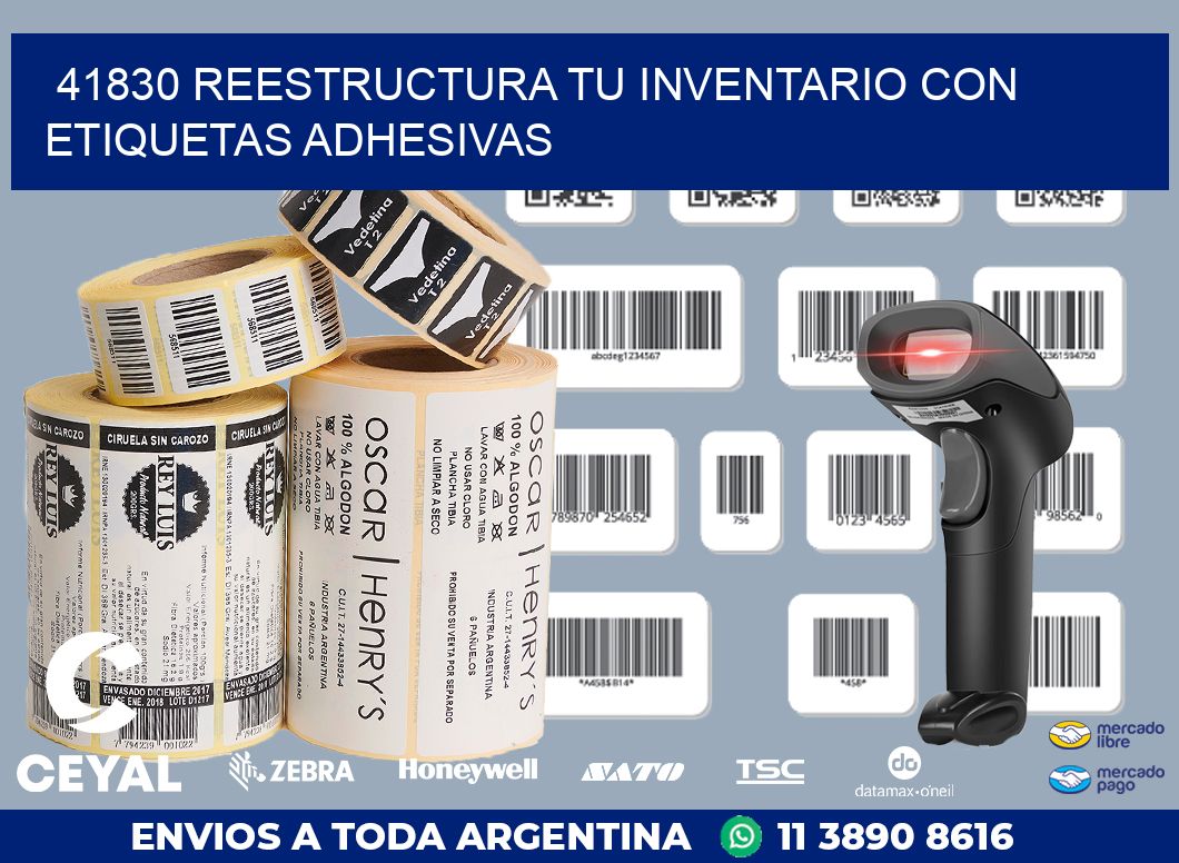 41830 REESTRUCTURA TU INVENTARIO CON ETIQUETAS ADHESIVAS