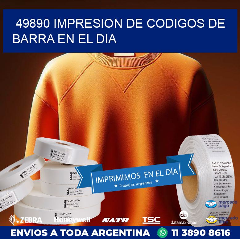 49890 IMPRESION DE CODIGOS DE BARRA EN EL DIA