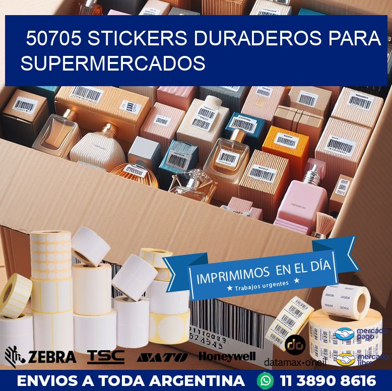 50705 STICKERS DURADEROS PARA SUPERMERCADOS