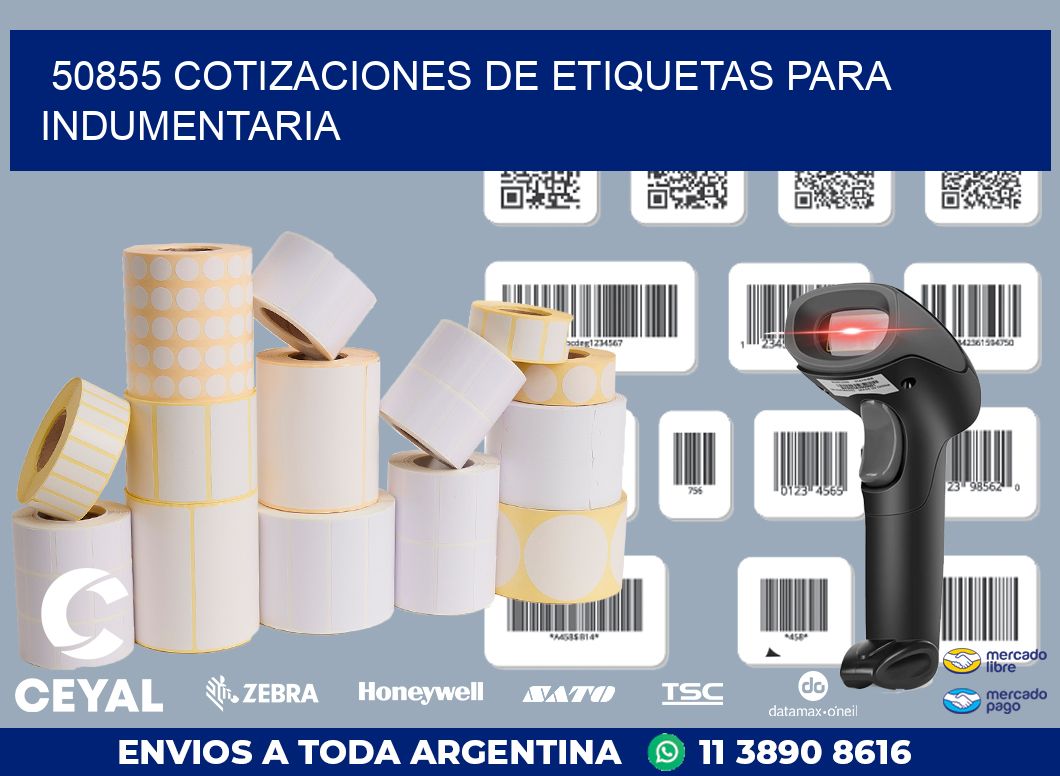 50855 COTIZACIONES DE ETIQUETAS PARA INDUMENTARIA