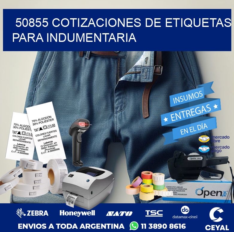 50855 COTIZACIONES DE ETIQUETAS PARA INDUMENTARIA