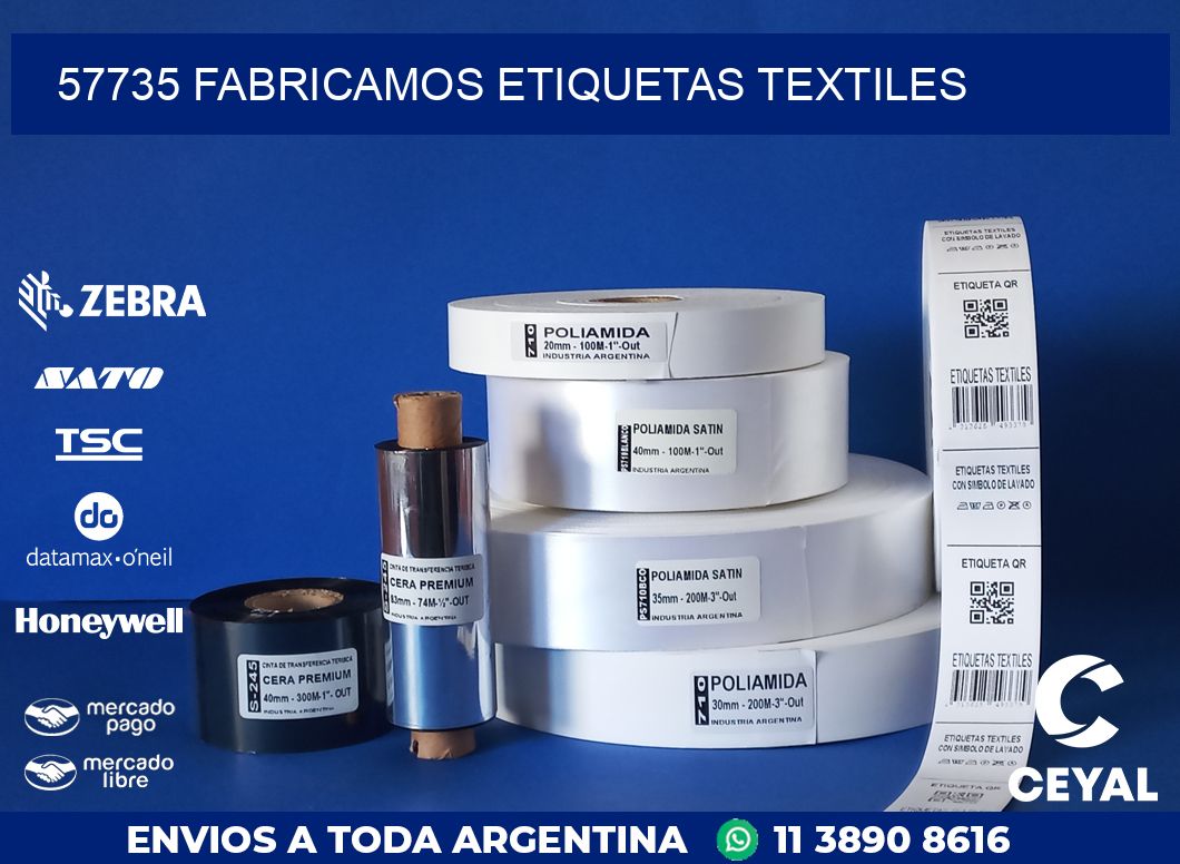 57735 FABRICAMOS ETIQUETAS TEXTILES