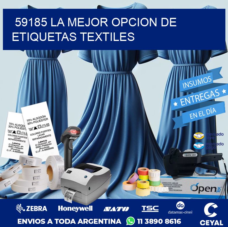59185 LA MEJOR OPCION DE ETIQUETAS TEXTILES