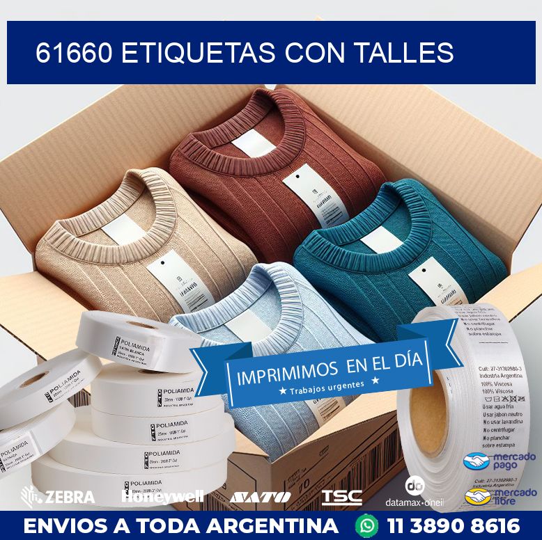 61660 ETIQUETAS CON TALLES