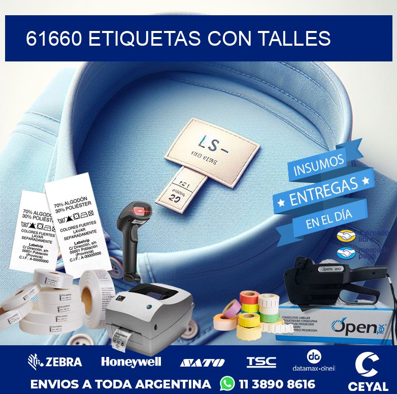 61660 ETIQUETAS CON TALLES