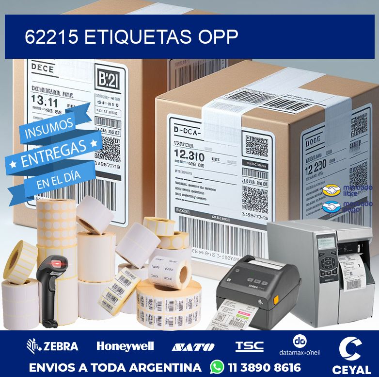 62215 ETIQUETAS OPP