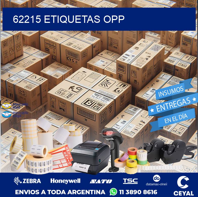 62215 ETIQUETAS OPP