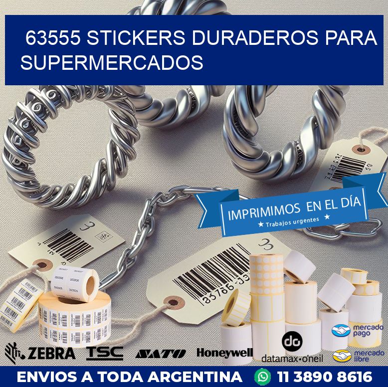 63555 STICKERS DURADEROS PARA SUPERMERCADOS