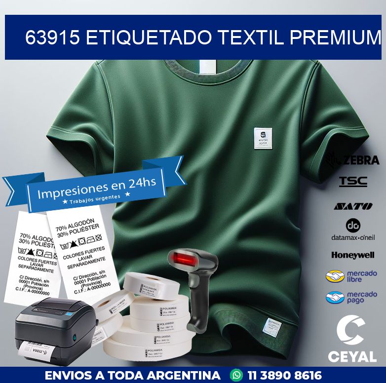 63915 ETIQUETADO TEXTIL PREMIUM