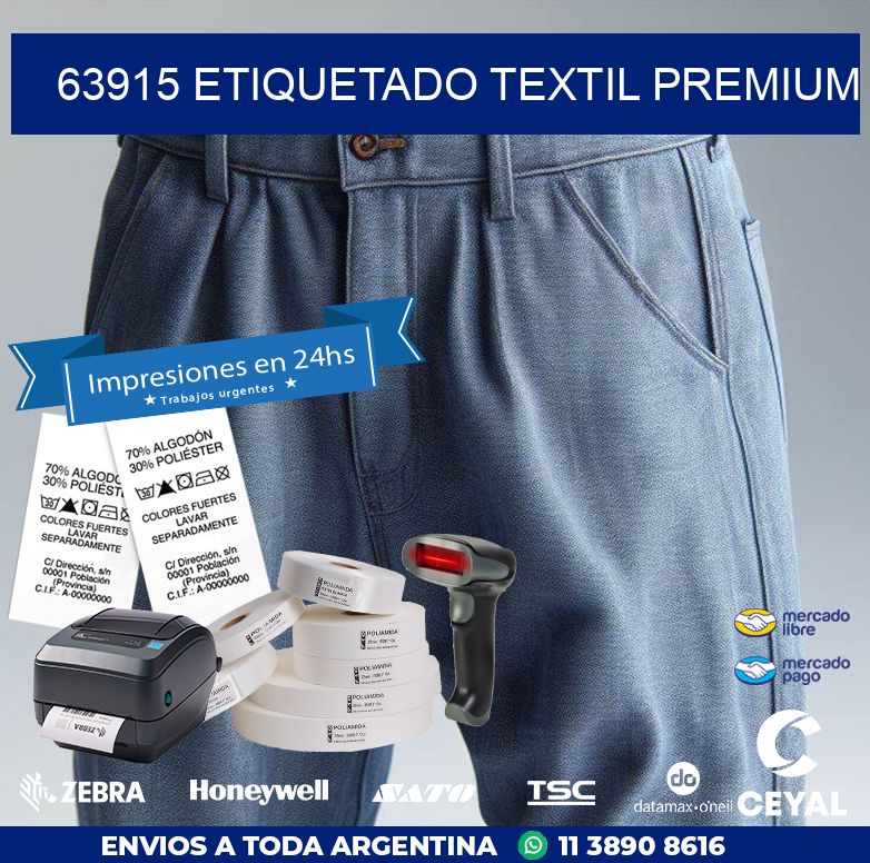 63915 ETIQUETADO TEXTIL PREMIUM