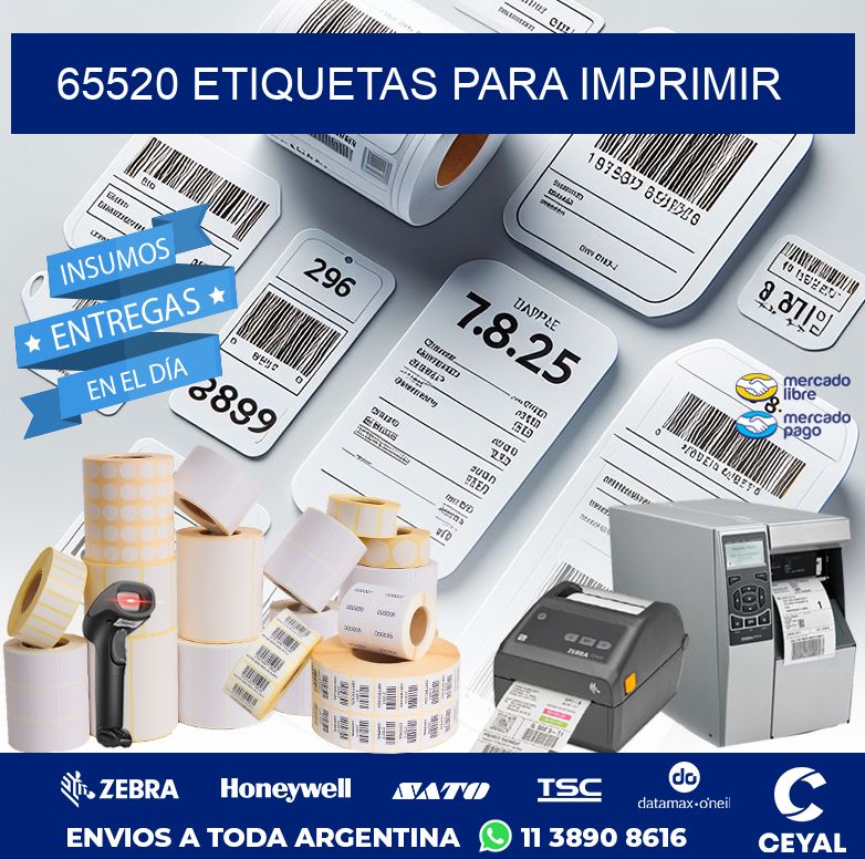 65520 ETIQUETAS PARA IMPRIMIR