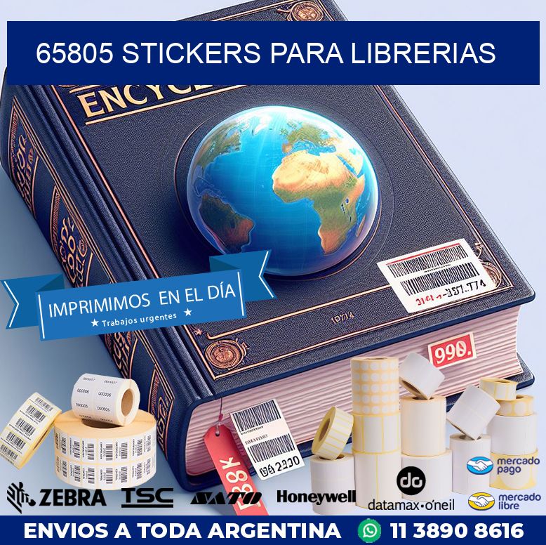 65805 STICKERS PARA LIBRERIAS