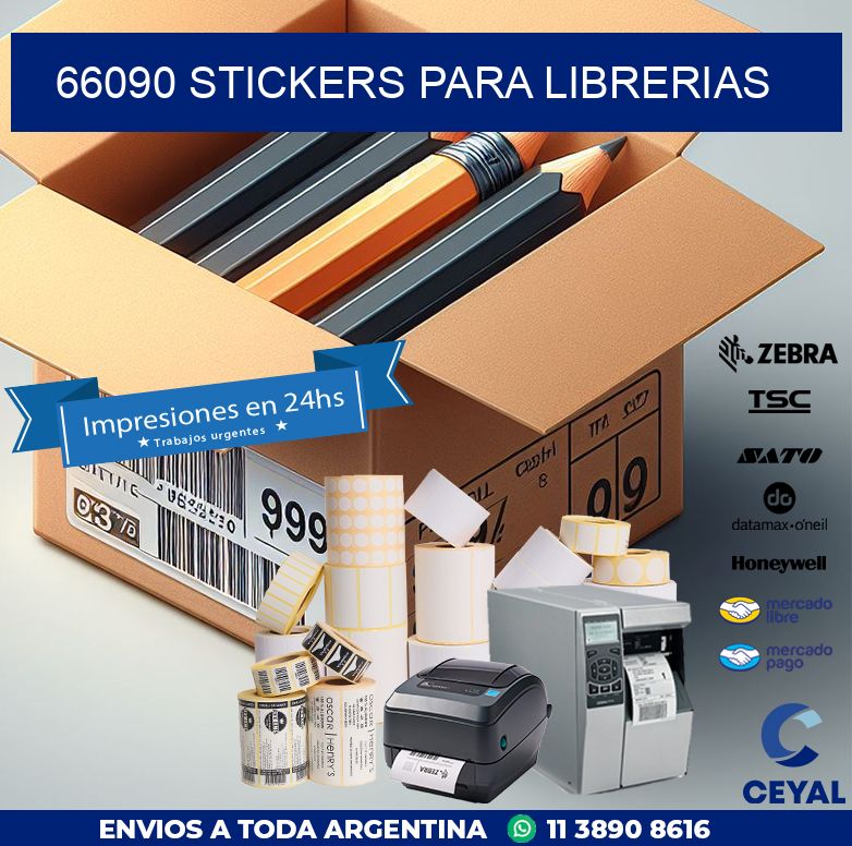 66090 STICKERS PARA LIBRERIAS