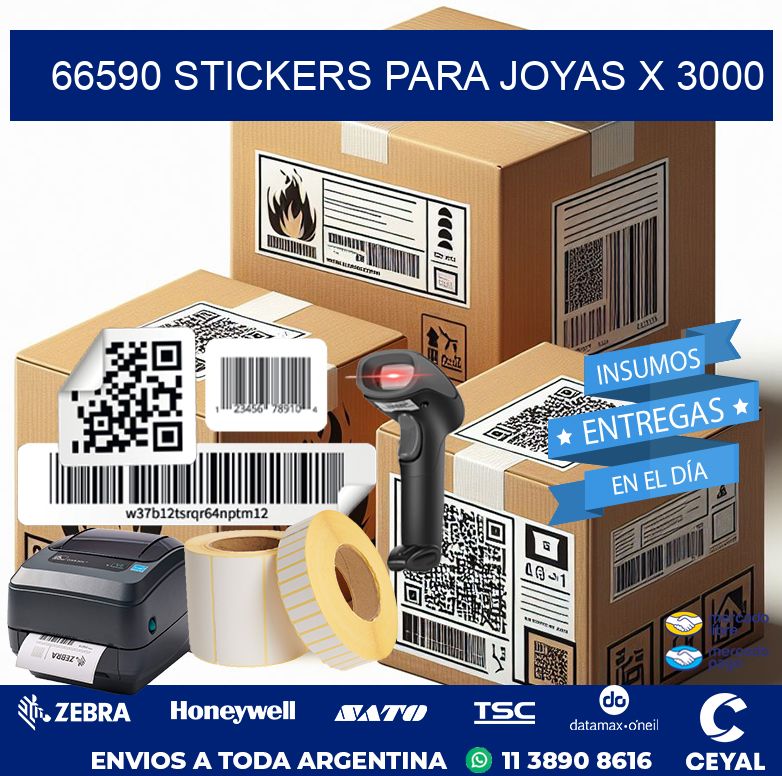 66590 STICKERS PARA JOYAS X 3000