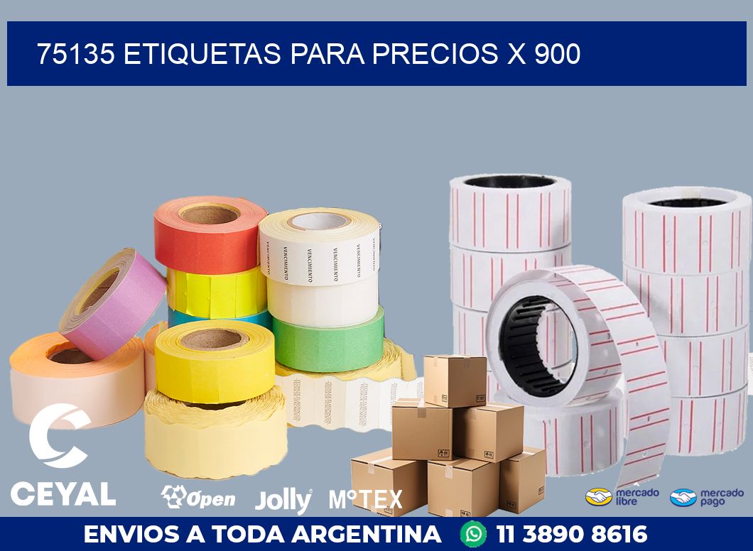 75135 ETIQUETAS PARA PRECIOS X 900